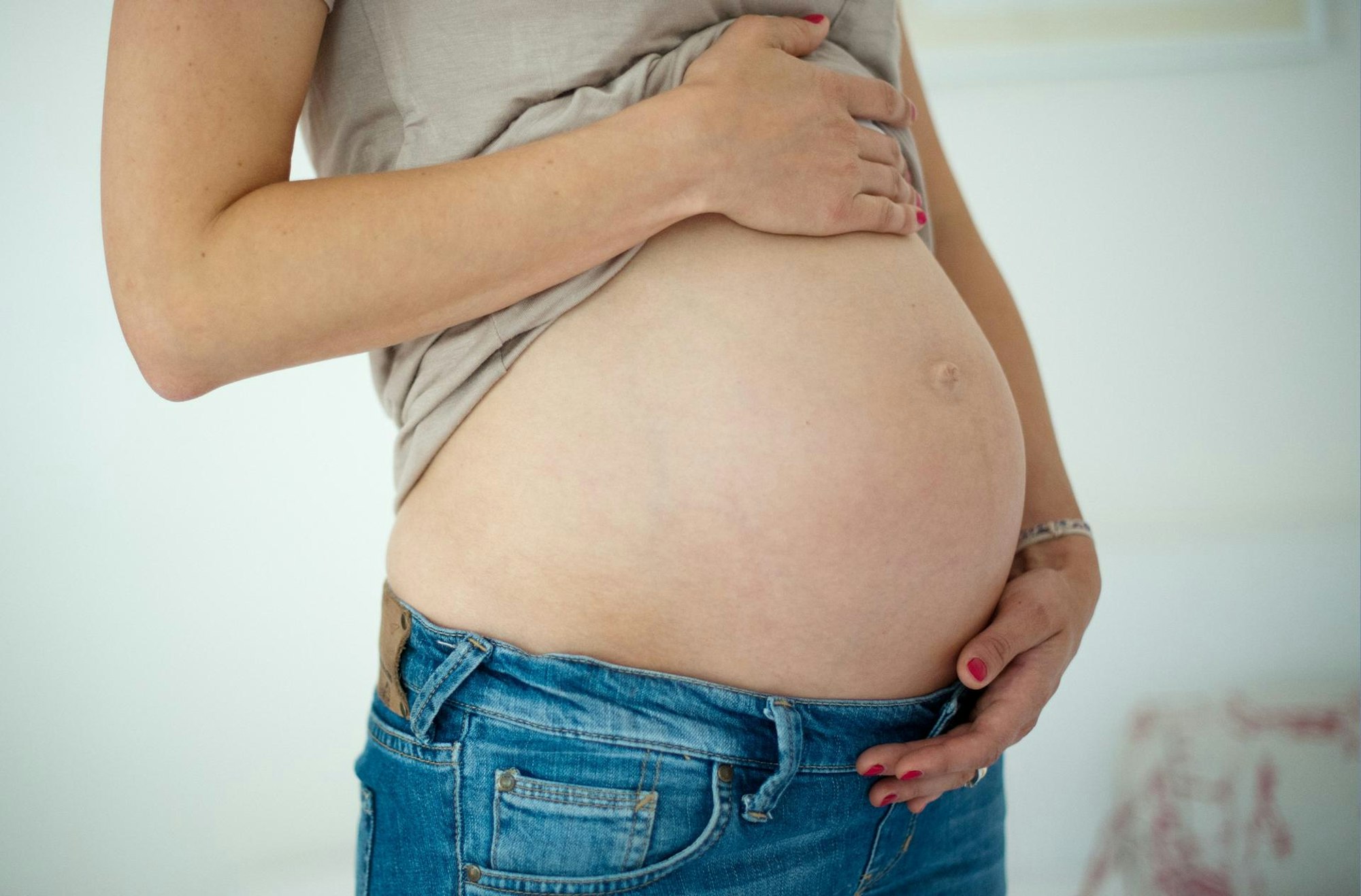 Schwangerschaft Bauch schwanger