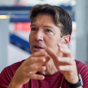 Haie-Trainer Uwe Krupp BAUSE