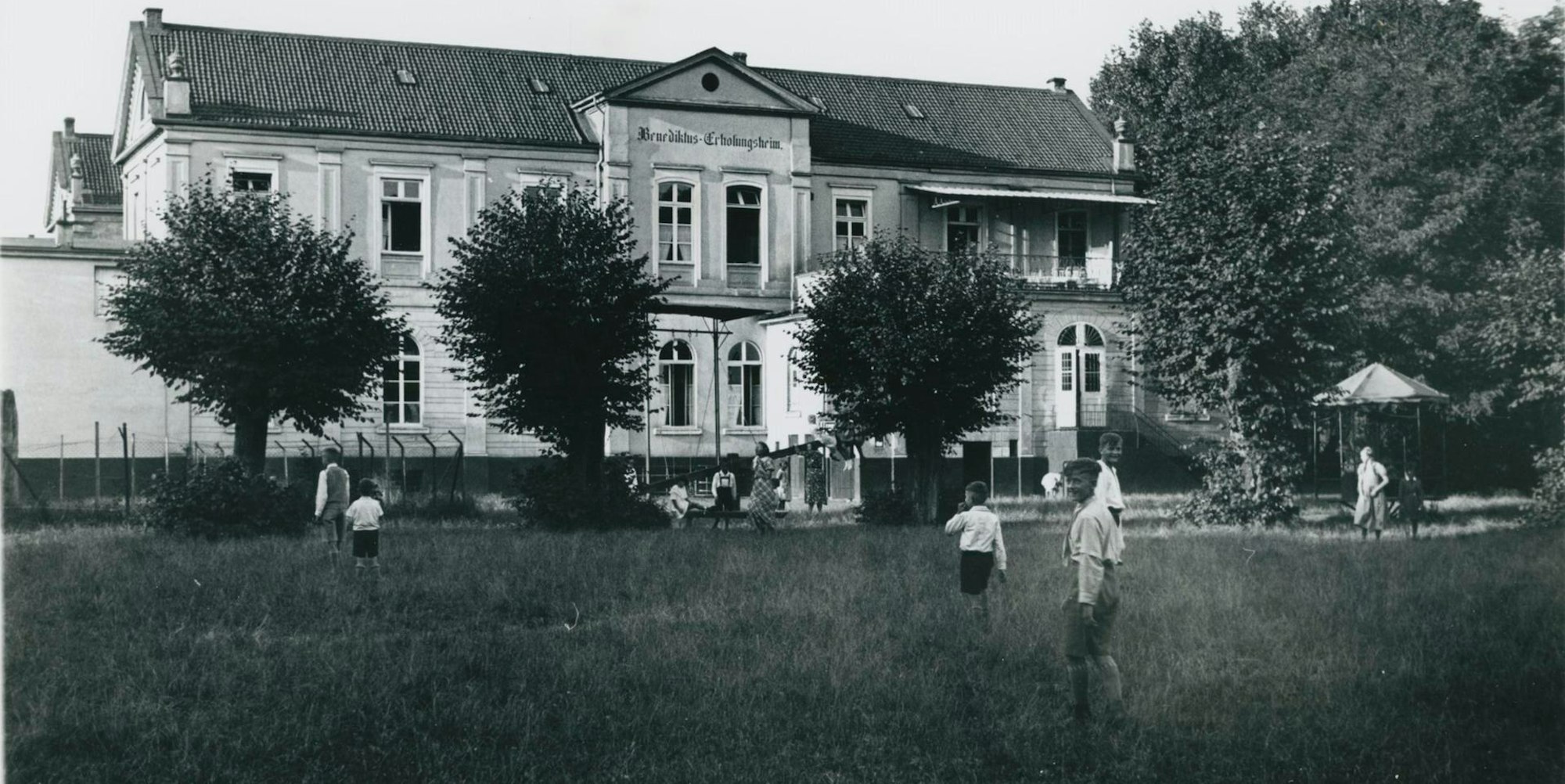 Das Benediktus-Erholungsheim in Brühl war ein Vorläufer des späteren Kreiskinderheims.
