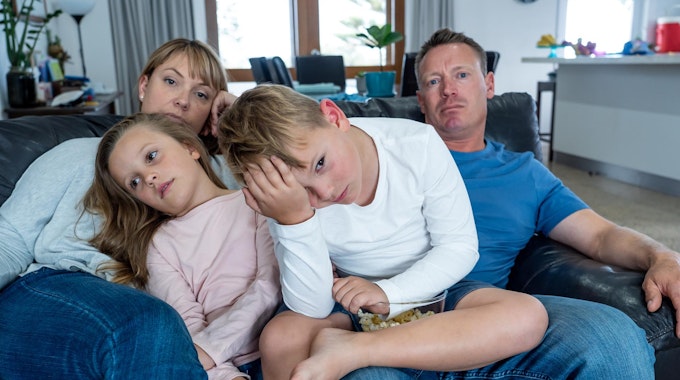 Familie im Lockdown Getty Images