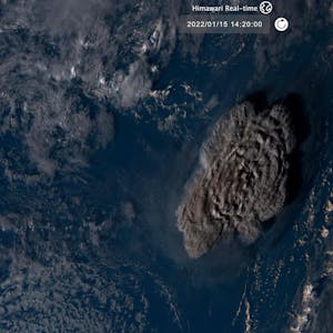 Tonga Vulkan Satellit
