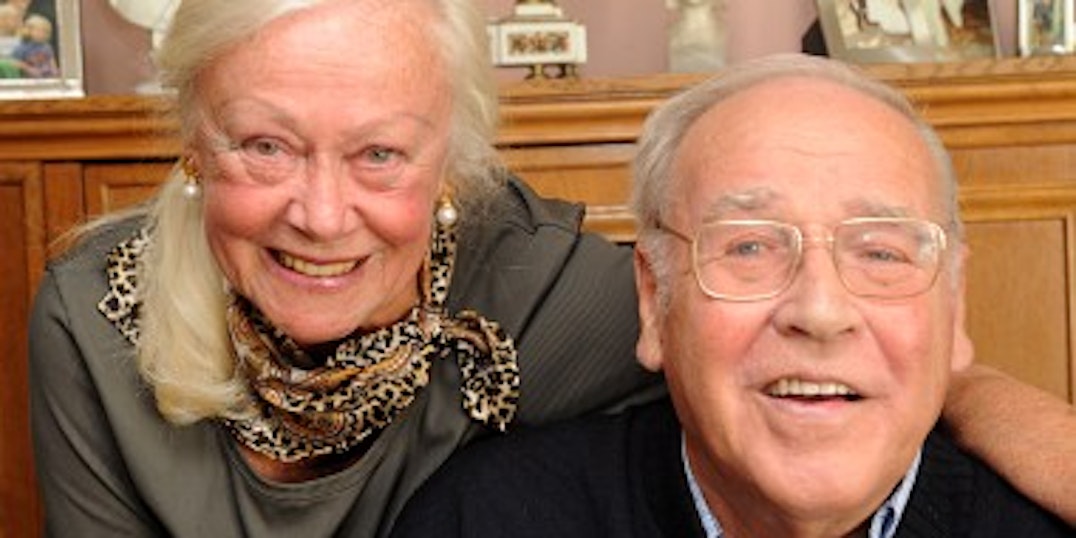 Egon und Dorka Hoegen lernten sich am Theater Münster kennen. Bekannt wurde der Schauspieler als Sprecher. (Bild: Nonnenbroich)