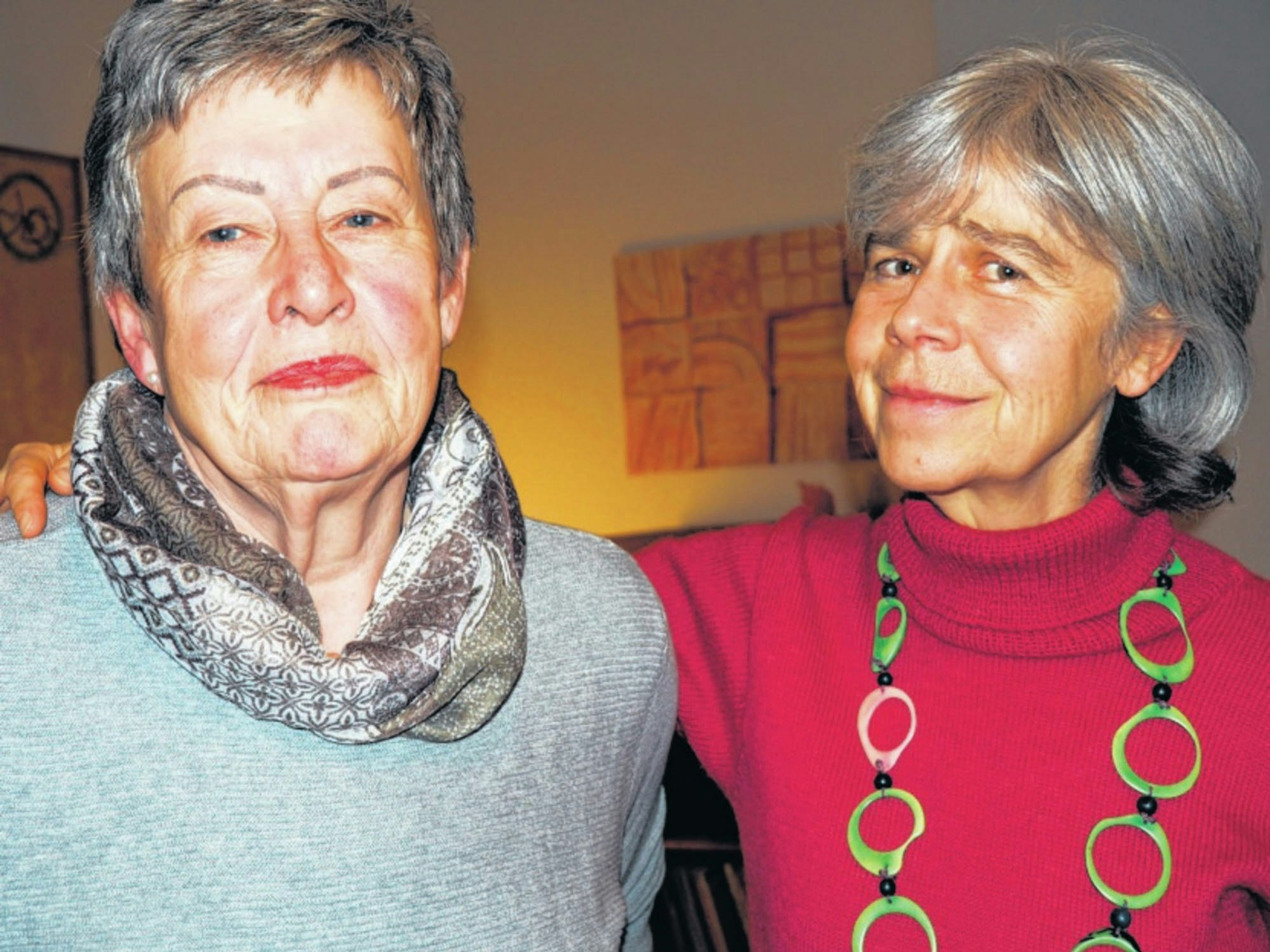 Die Koordinatorinnen von Kölsch Hätz: Rosemarie Klothen (l.) und Angelika Bahls.