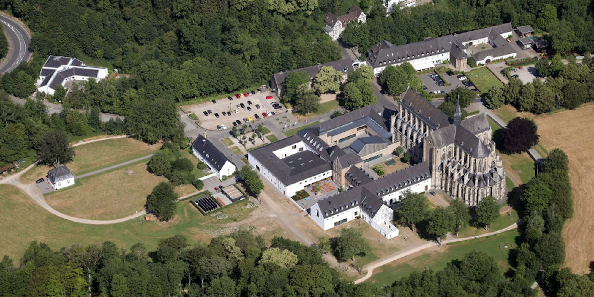 Die historische Klosteranlage von Altenberg.
