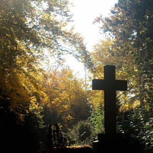 Ein Grab auf dem Melatenfriedhof