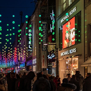 Weihnachtsbeleuchtung Hohe Straße 2021