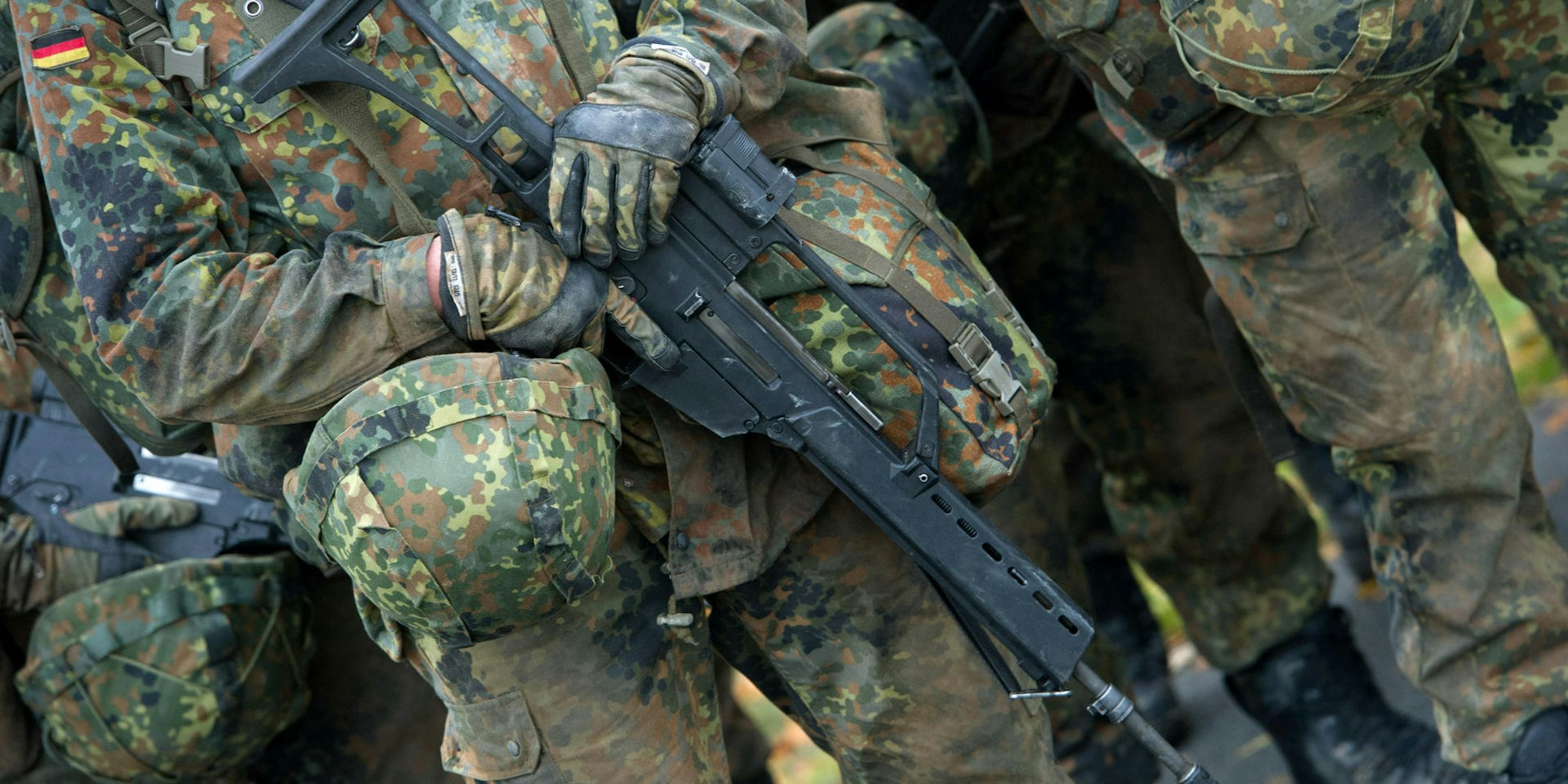 Soldaten Bundeswehr Grundausbildung