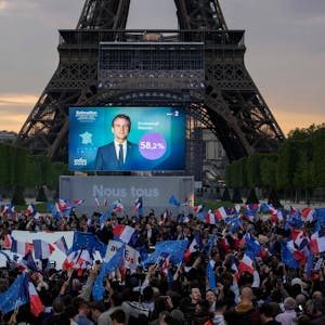 Macron Wahlsieg Reaktionen