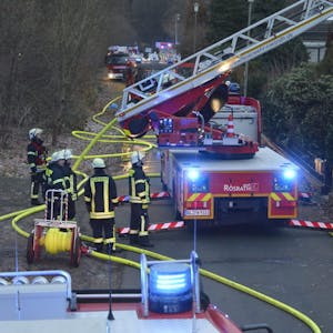 Auch in Kleineichen war die Feuerwehr im Januar bei einem Großbrand gefordert.