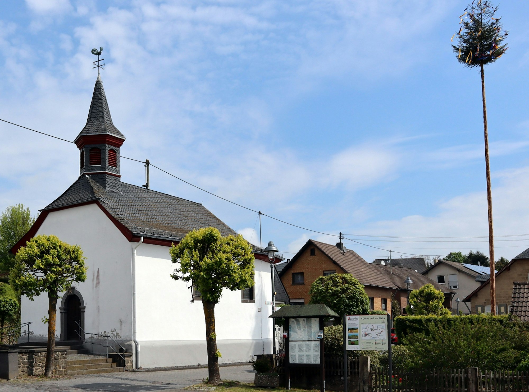 Wanderung Vier-Dörfer-Weg Kapelle Spessart