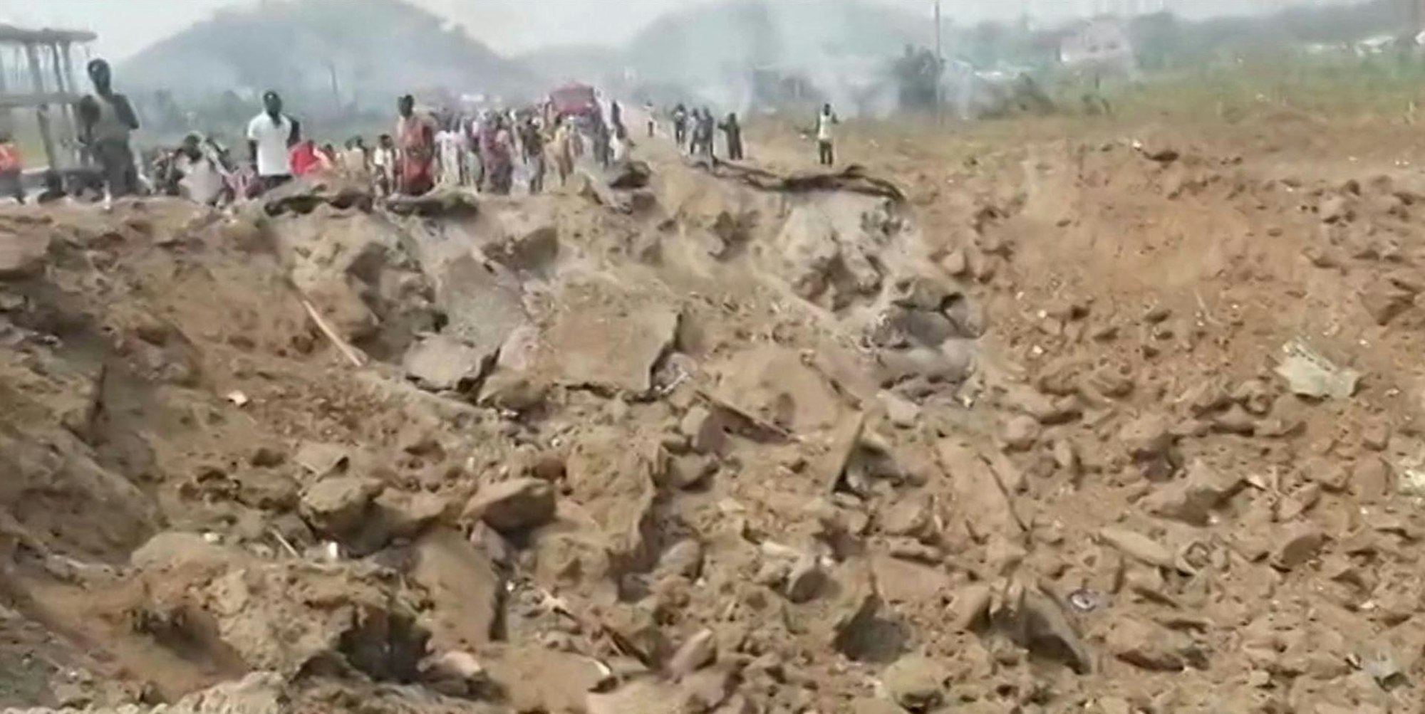Explosion in Ghana Krater 210122