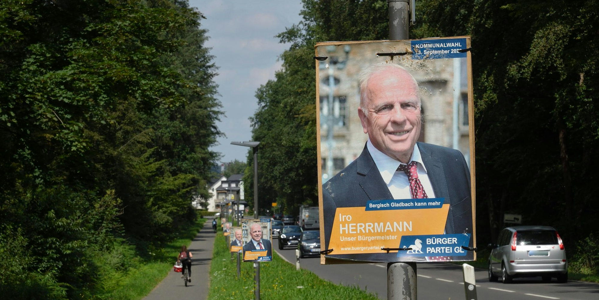 Wahlplakat Bergisch Gladbach