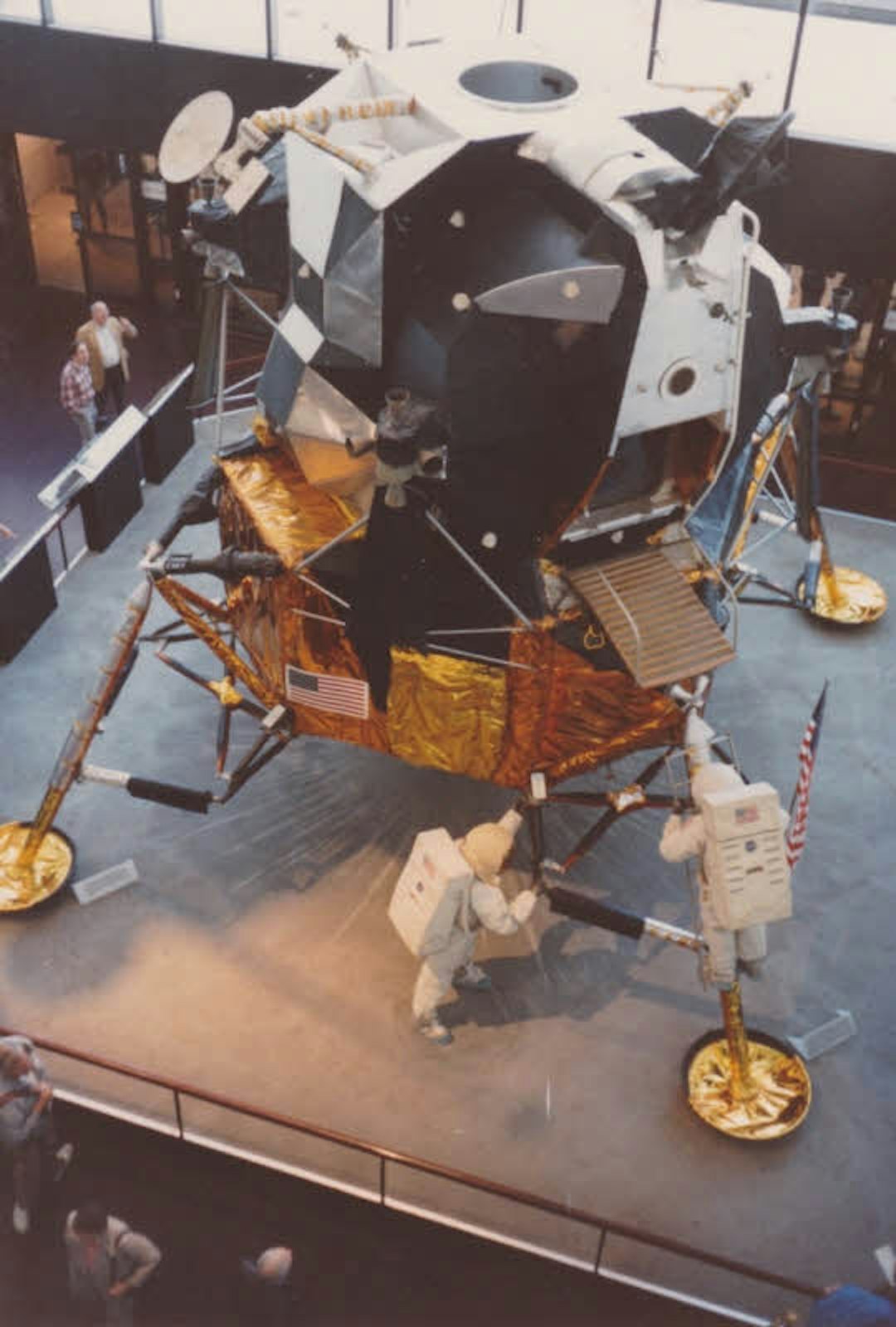 Die Landefähre, die der Erftstädter Dr. Wolfgang Mett im Air and Space Museum in Washington aufgenommen hat.