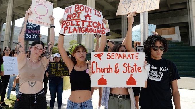 Pro-Abtreibungs Protest Flordia imago