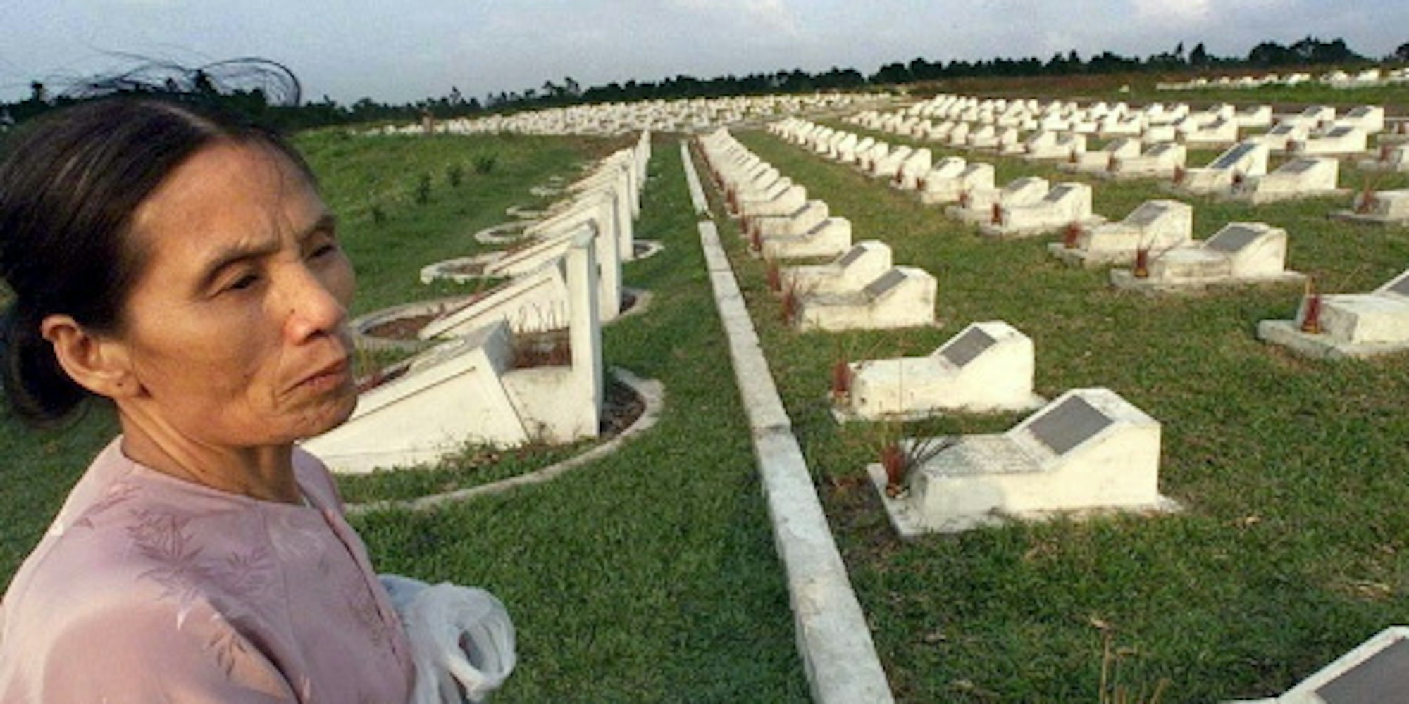 Der traurige Beleg für den Krieg: Ein Soldatenfriedhof in Vietnam.