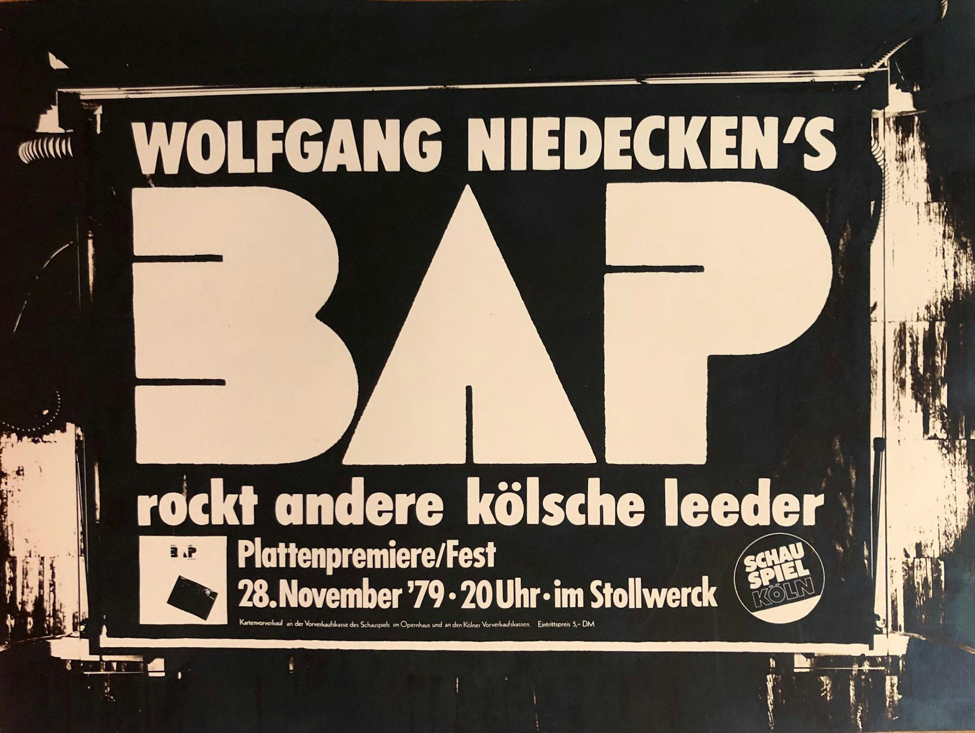 BAP Niedecken Plakat Album