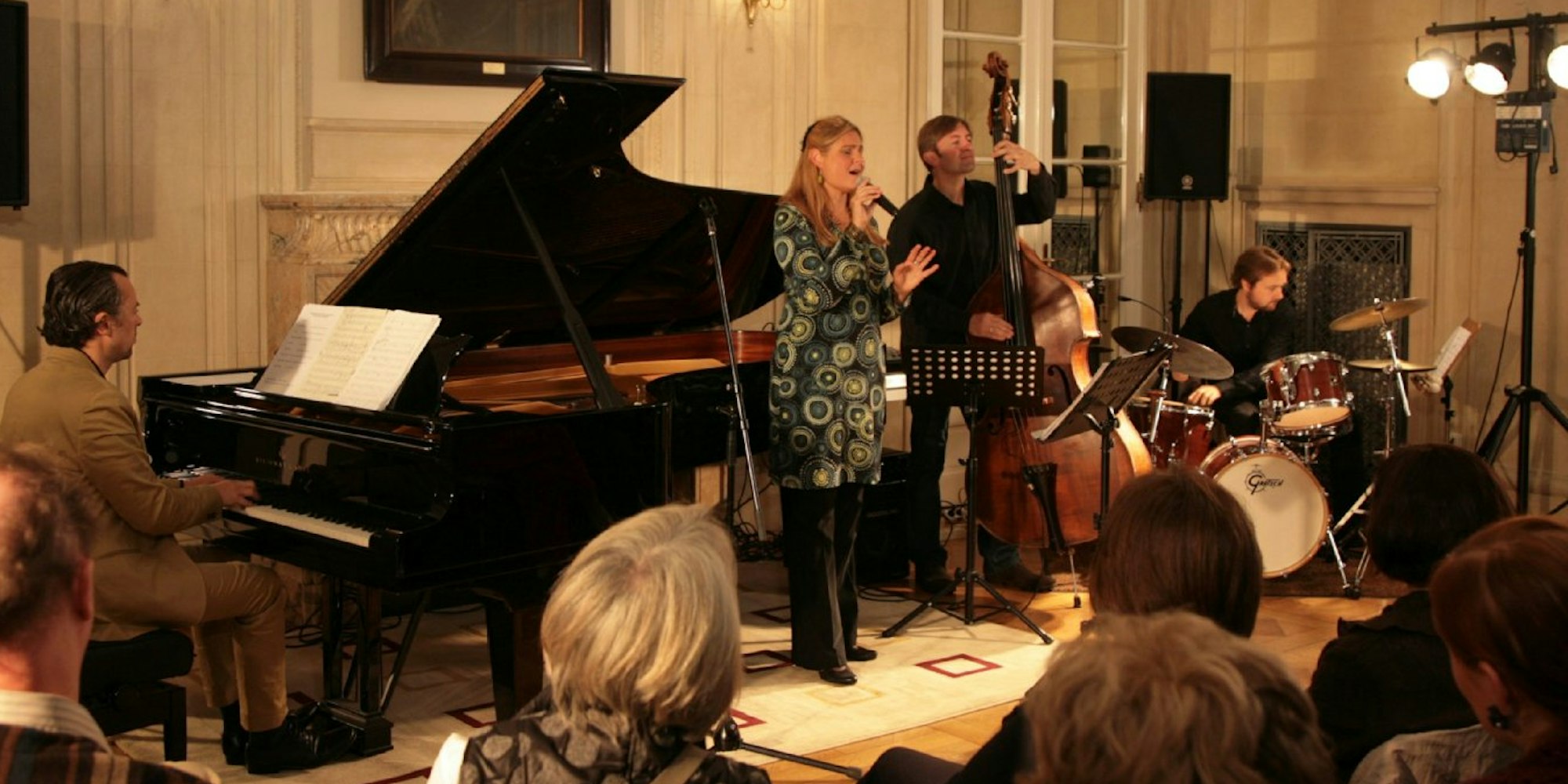 Das Dagmar-Bunde-Quartett beim Galeriekonzert in der Villa Zanders.