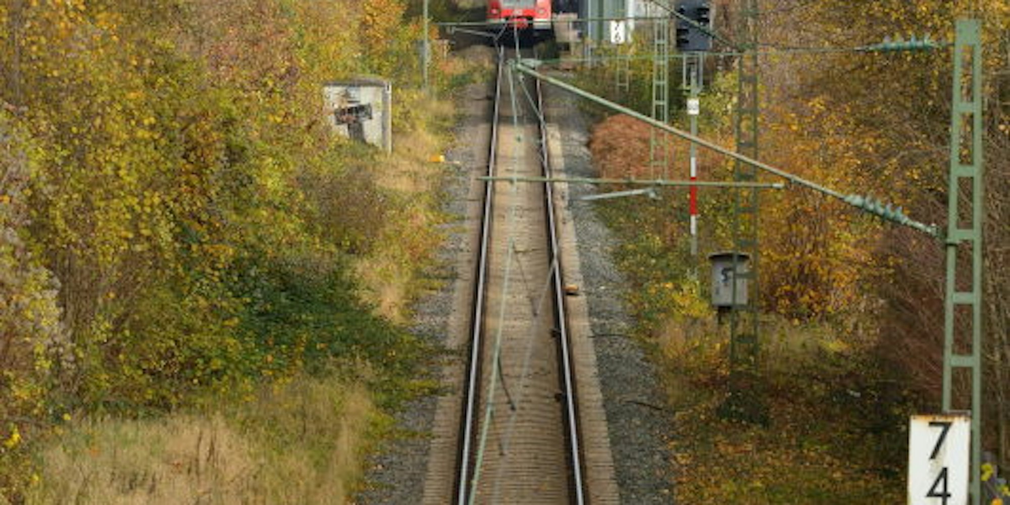 Eingleisig geht es mit der S11 nach Bergisch Gladbach – eine Takterhöhung soll durch ein zweites Gleis möglich werden.