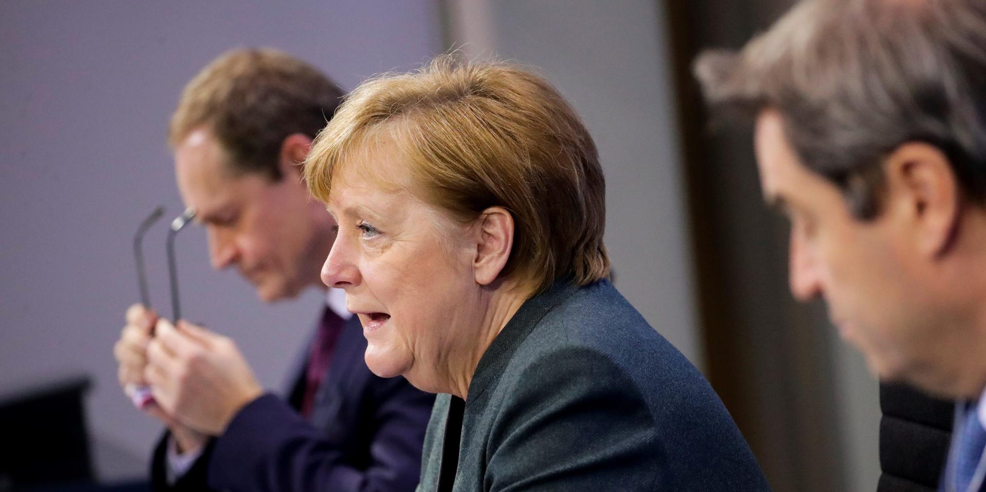Merkel Lockdown-Verlängerung dpa