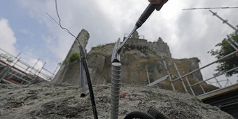 Felssicherungsmaßnahmen am Drachenfels in Königswinter