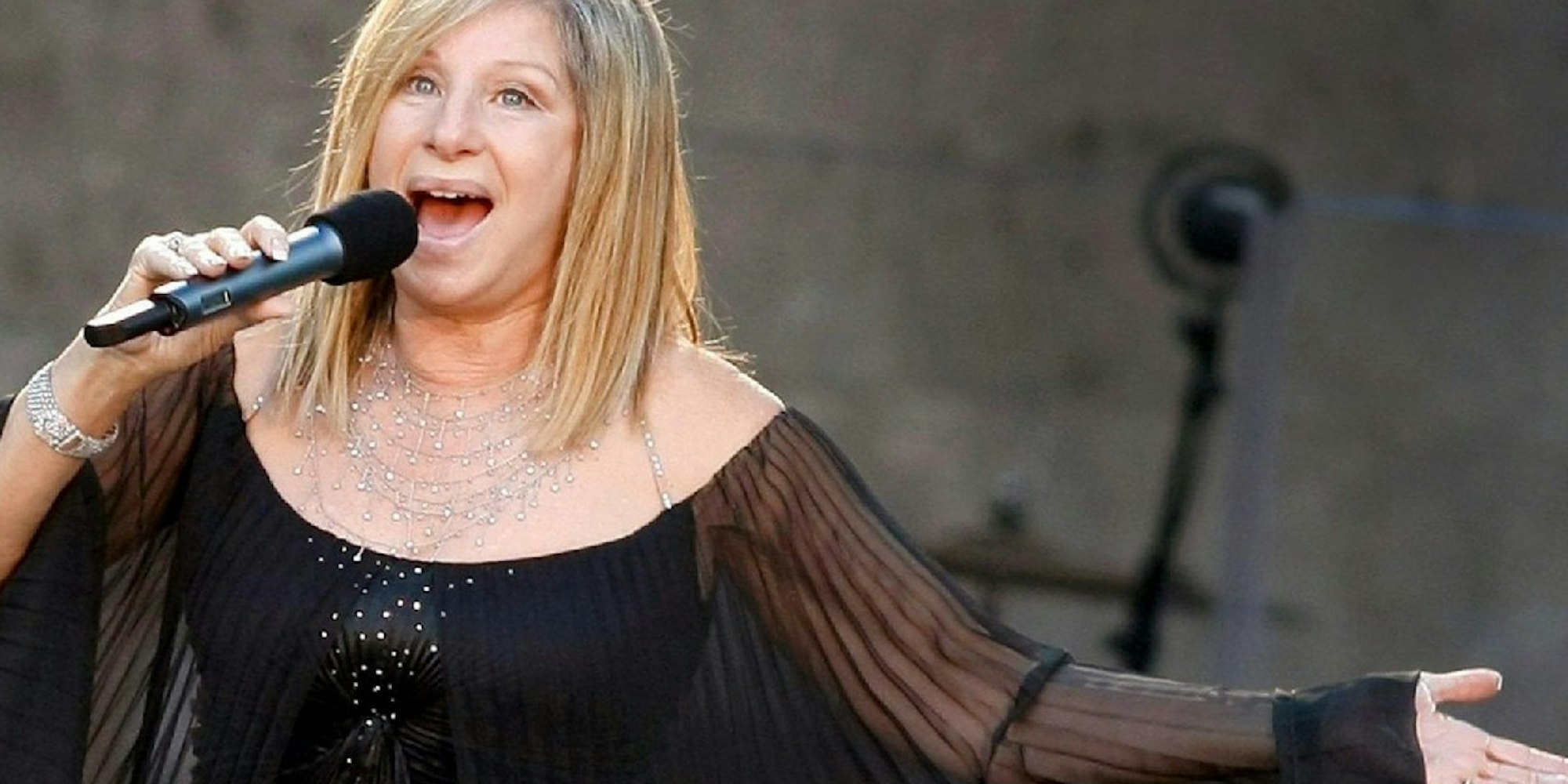 US-Sängerin Barbra Streisand tritt in Berlin in der Waldbühne auf. (Archivbild)