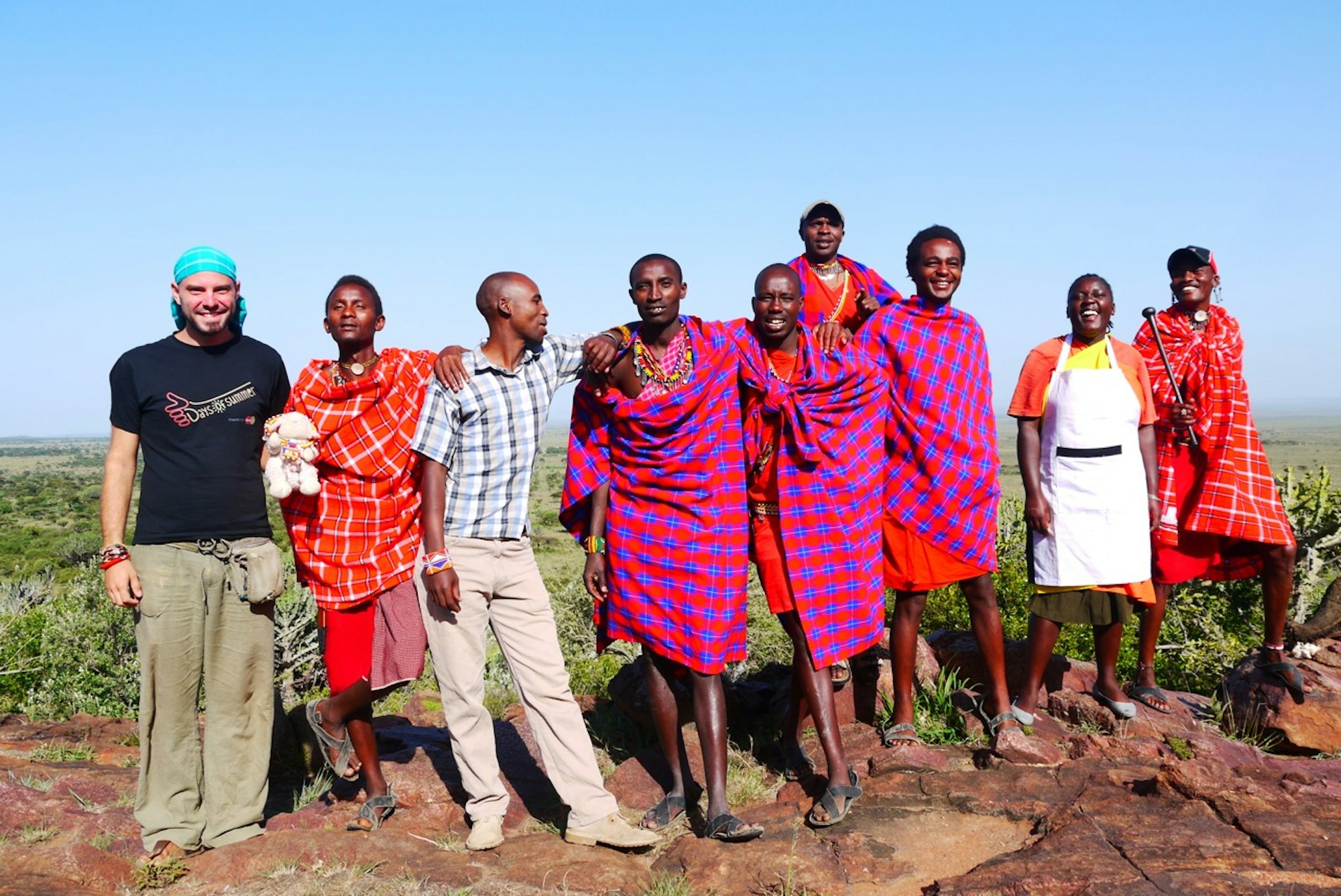 Perko_7 with Maasai warrioirs