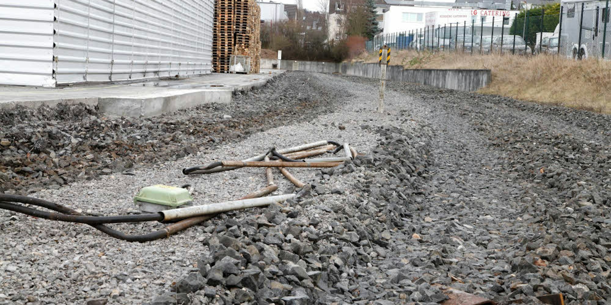 Die Gleise am Gewerbegebiet Zinkhütte wurden abgebaut, weil sie nicht mehr benötigt wurden.