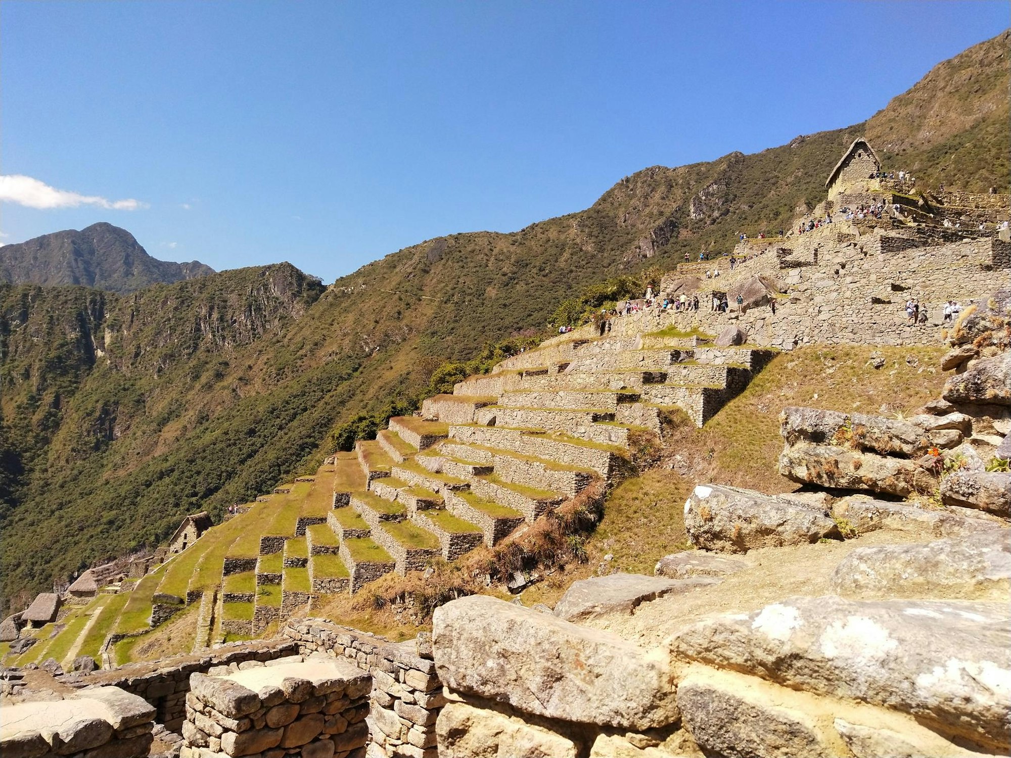 künstliche Terrassen Macchu Picchu