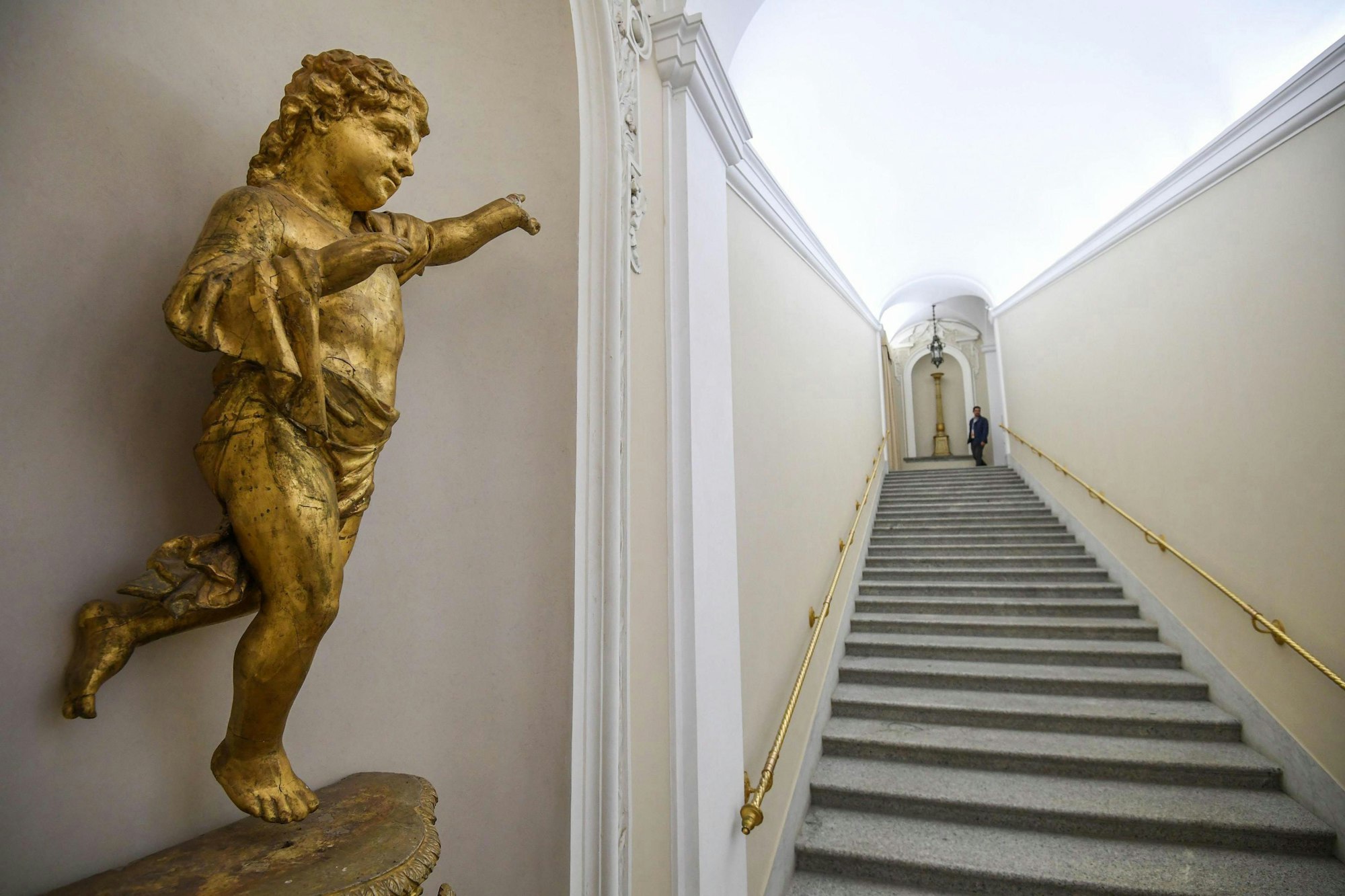 Treppen zum Papst-Appartement