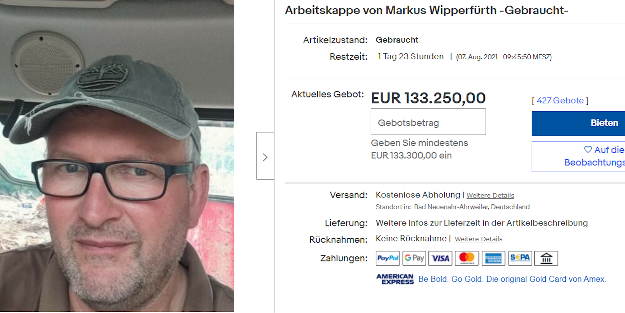 Ebay Kappe Wipperfürth