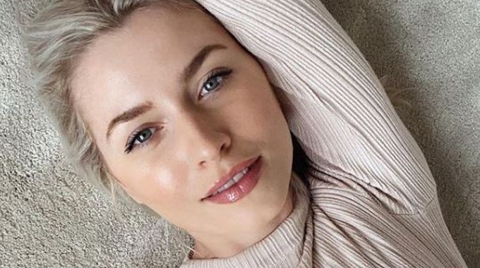 Model Lena Gercke auf einem Instagram-Selfie vom 1. April