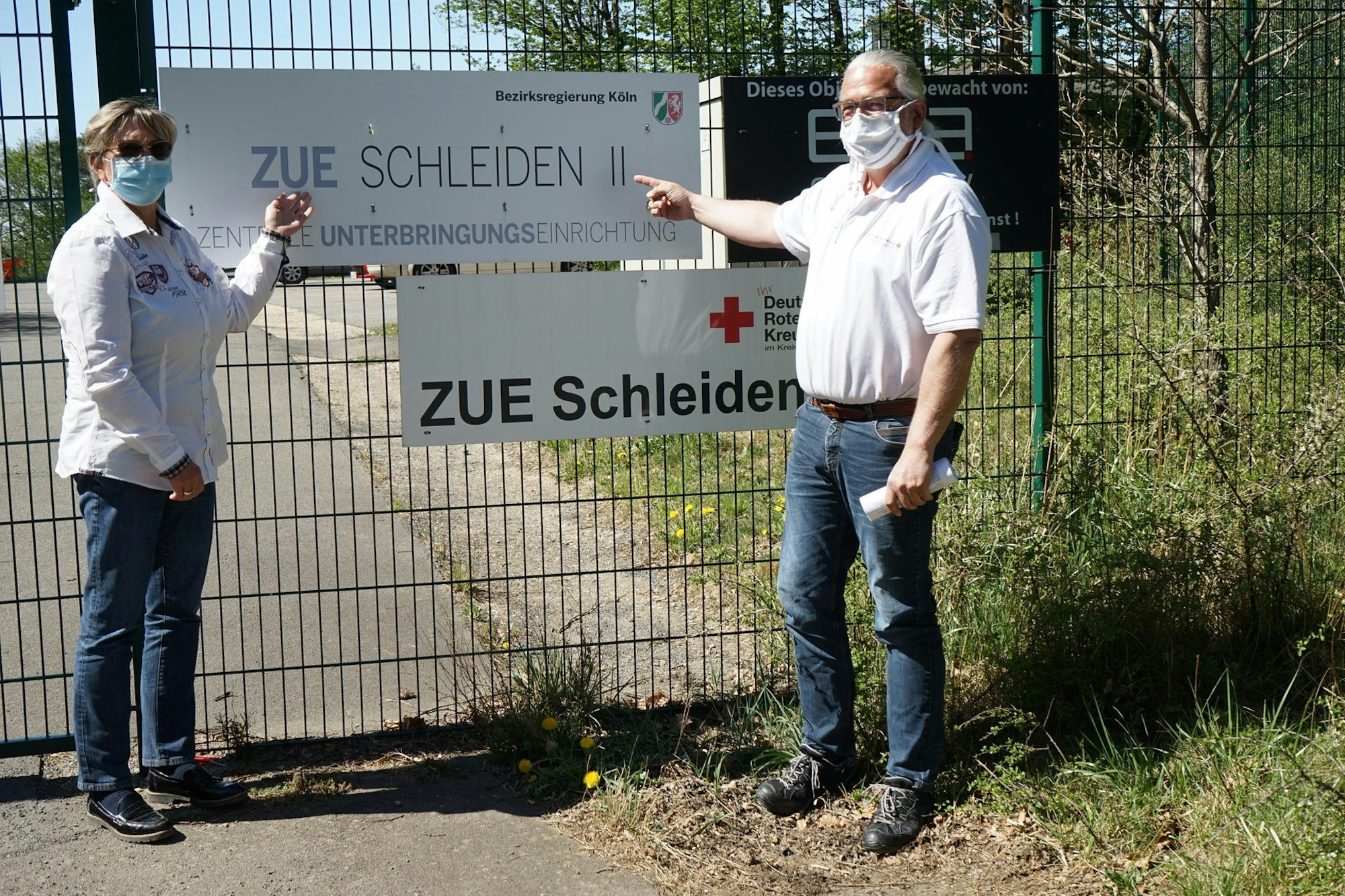 Kümmern sich in Vogelsang um 220 Geflüchtete: Gabriele Ernst und Ralf Hergarten.