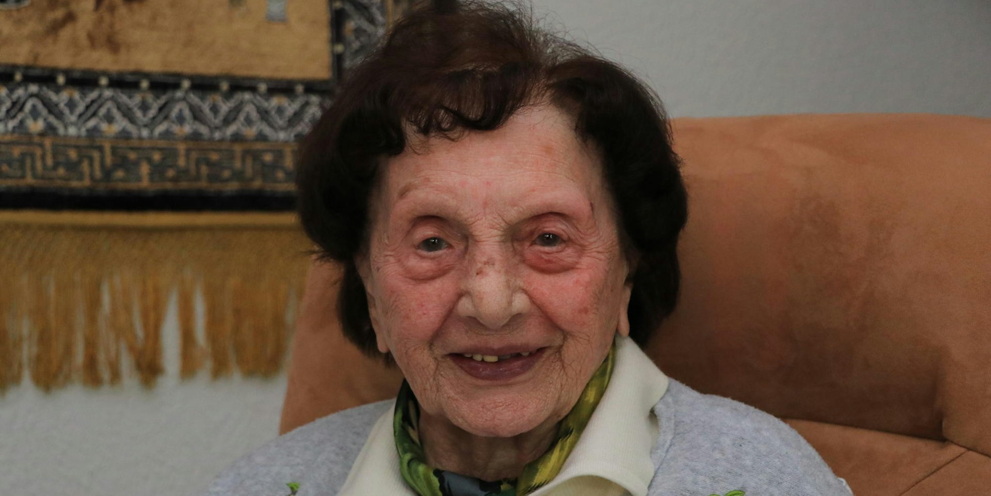 Hildegard Schiffbauer feiert ihren 100. Geburtstag.