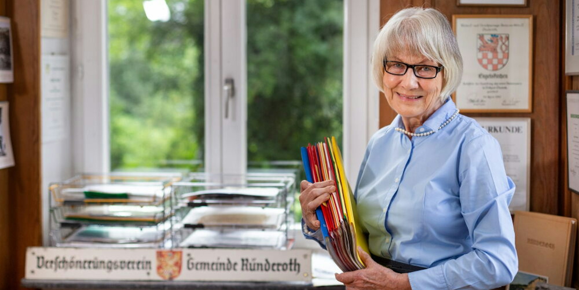 Seit 1986 ist Ulla Oderdörffer Mitglied des Heimatvereins, für den sie das Archiv betreut.