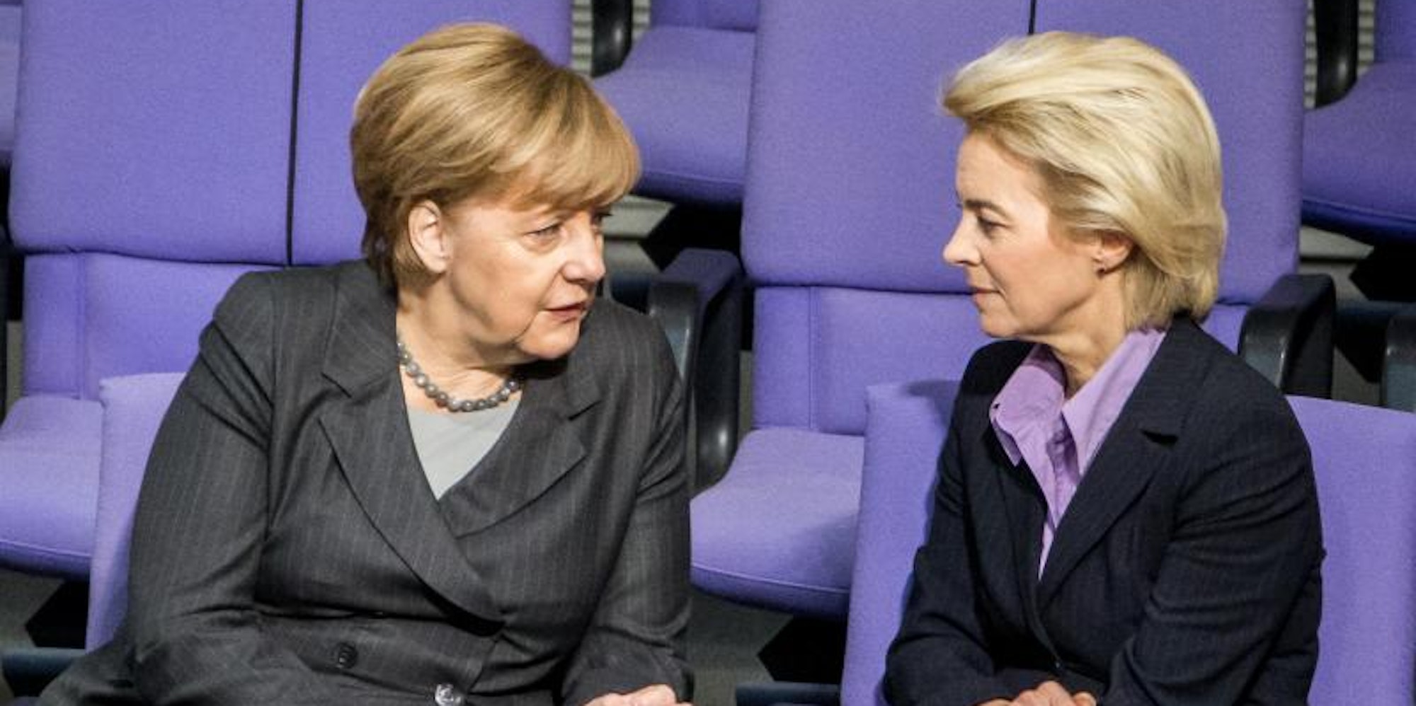 Angela Merkel und Ursula von der Leyen 