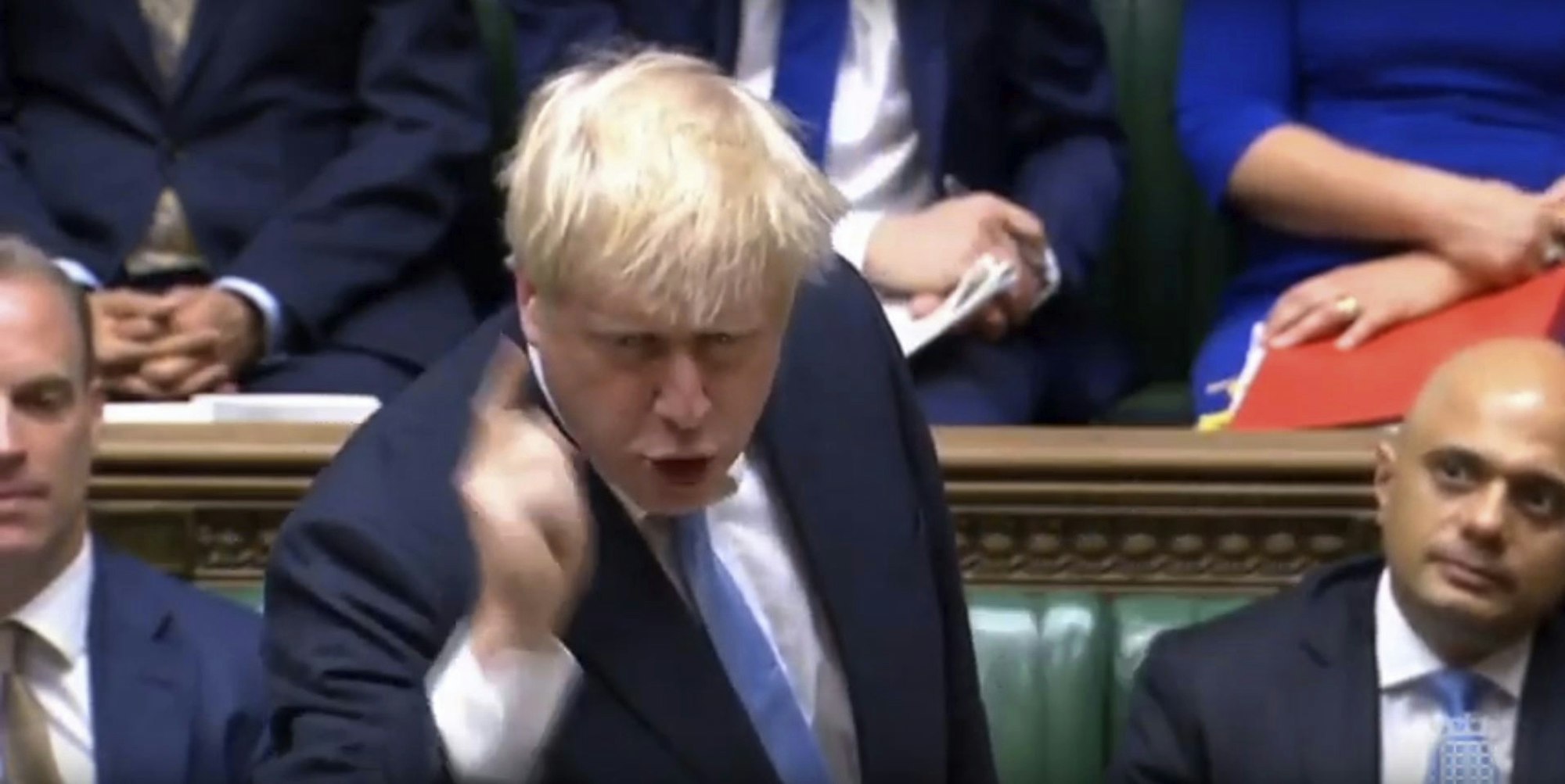 Boris Johnson wütend