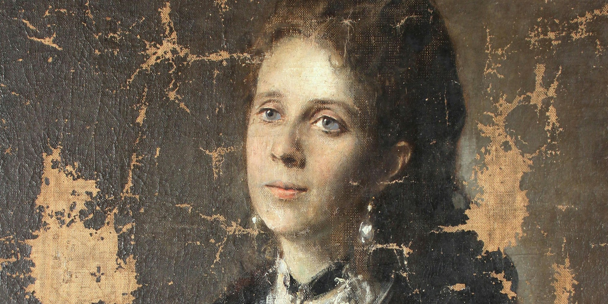 Franz von Lenbach, Damenporträt, um 1890, Privatbesitz