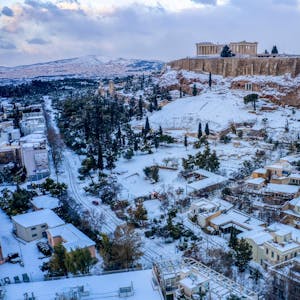 Schnee Athen