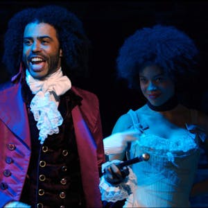 Daveed Diggs als Thomas Jefferson in der Filmversion des Broadway-Musicals „Hamilton“