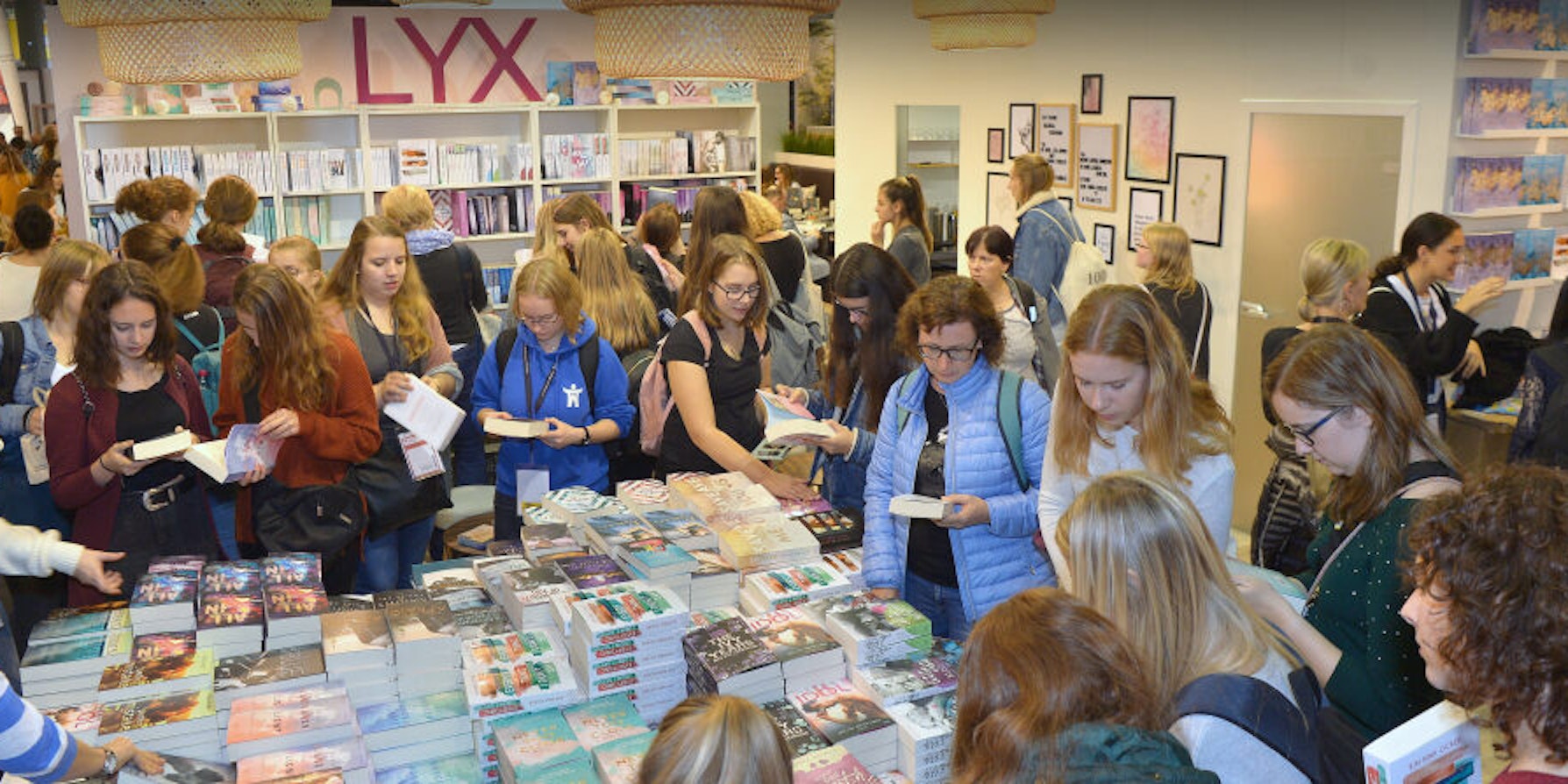 Der Lyx-Stand auf der Frankfurter Buchmesse 2019