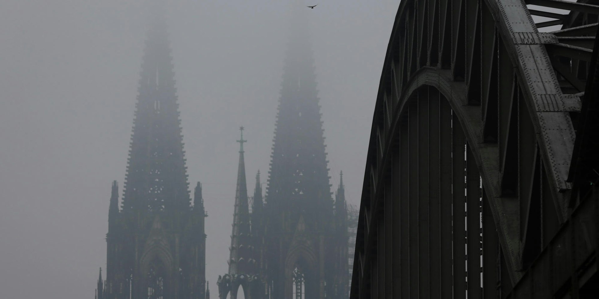 Köln Dom Nebel