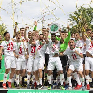 Deutscher Meister 2019: Die U17-Mannschaft des 1. FC Köln.