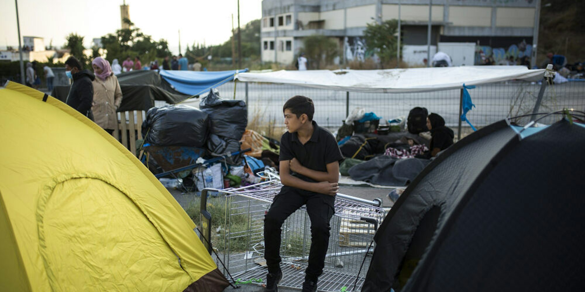 Nach den Feuern im Lager Moria auf der Insel Lesbos hatte Engelskirchen sich bereiterklärt, Flüchtlinge von dort aufzunehmen.
