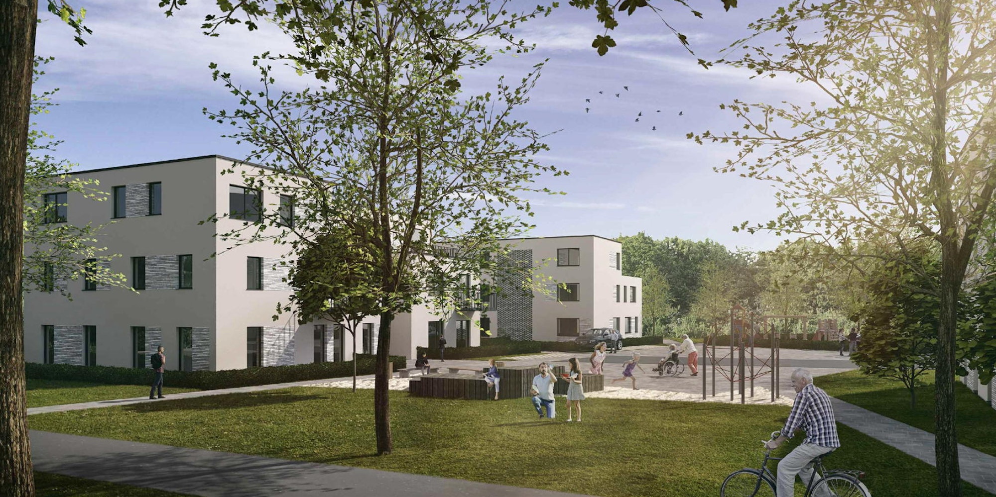 Ein inklusives Wohnquartier mit 57 Wohneinheiten ist an der Helmholtzstraße geplant. Der Stadtrat wird darüber in einer Sondersitzung noch einmal diskutieren.