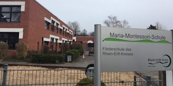 Die Maria-Montessori-Schule in Brühl-Heide wird erweitert.