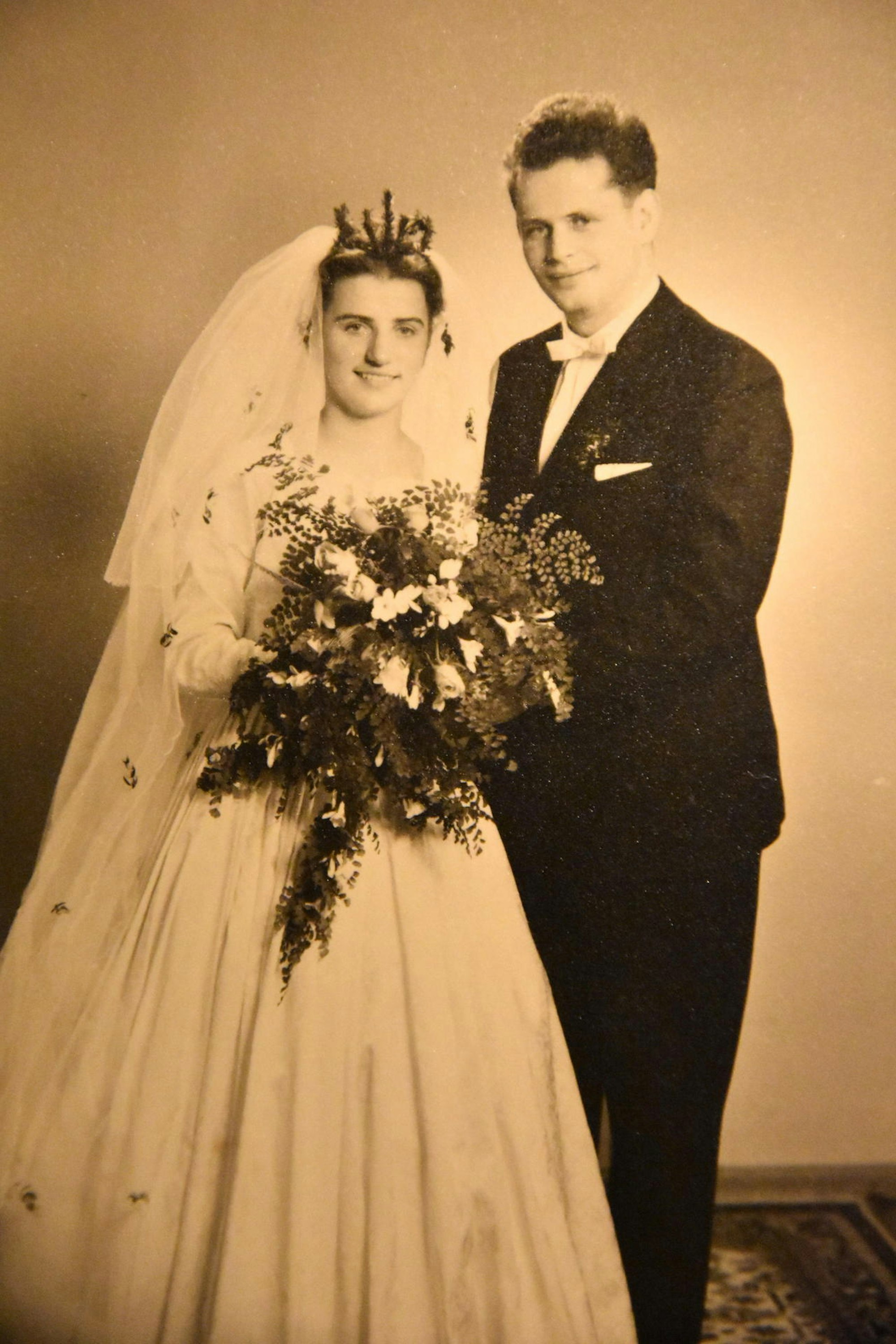 Die grüne Hochzeit fand 1960 in Handewitt bei Flensburg statt.