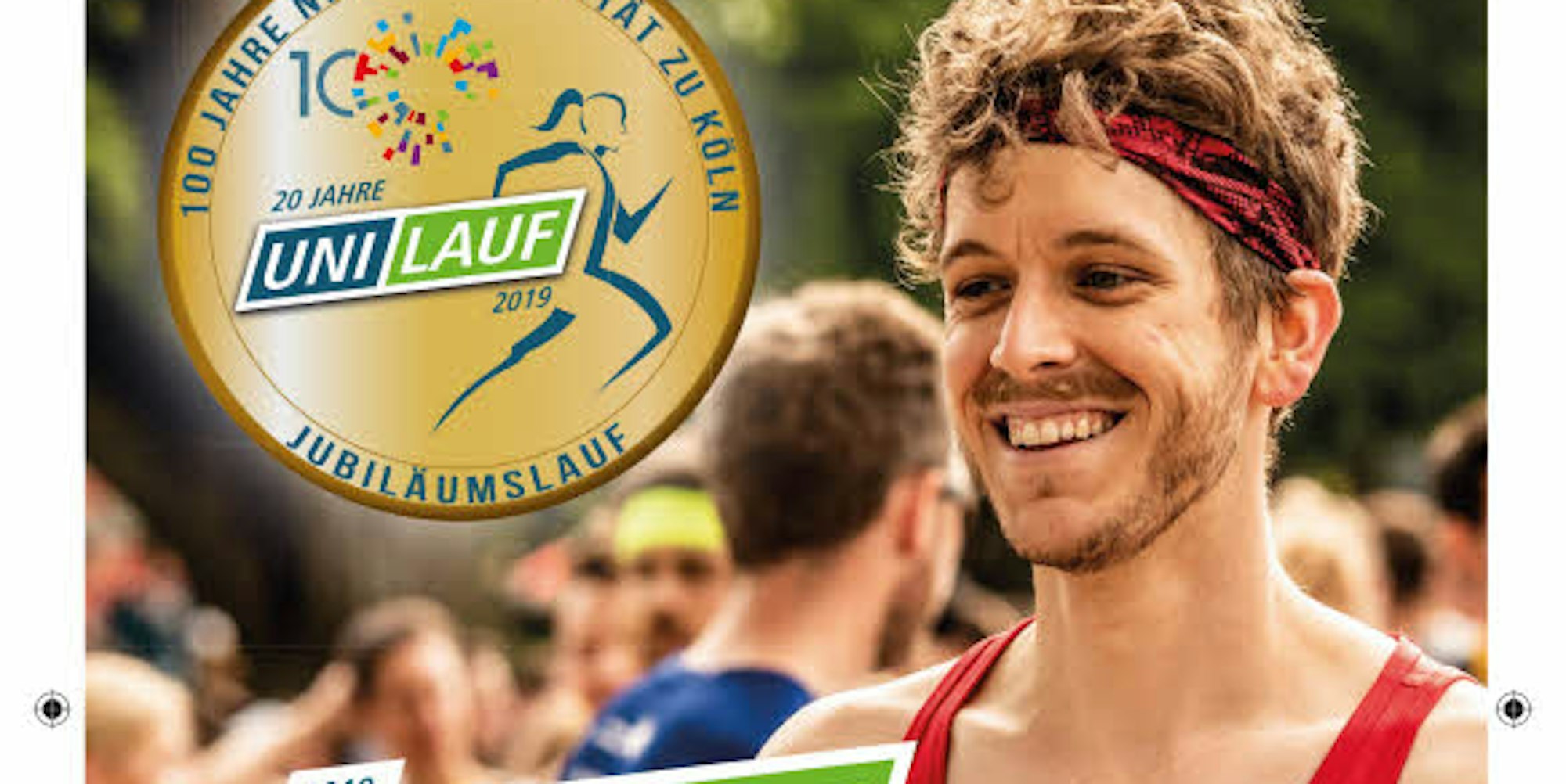 Wirbt für den Uni-Lauf: Thomas Claeßens vom NRW-Cup-Team ist das Covermodel der Laufveranstaltung.