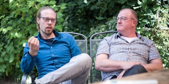Haben die Ortsgruppe der GWÖ in Oberberg gegründet: Phillip Liedke und Paul Teschke.