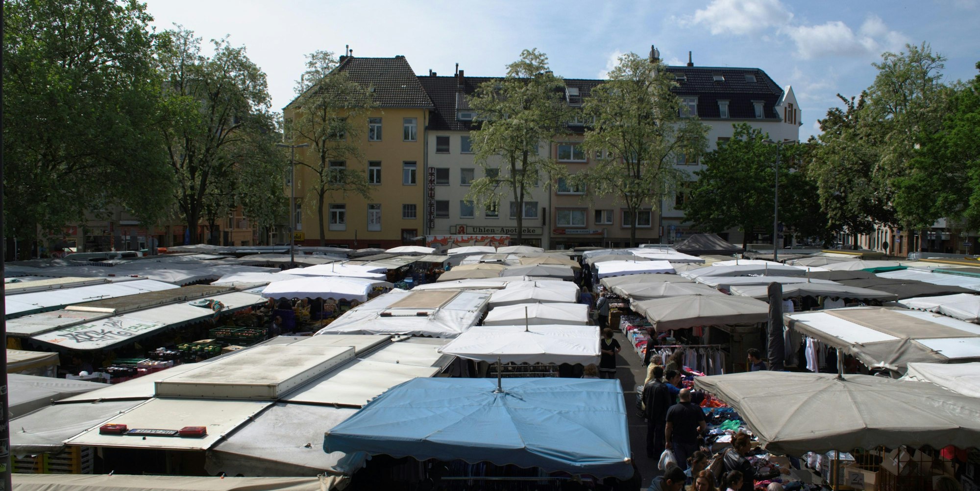 Wochenmarkt in Nippes Überblick