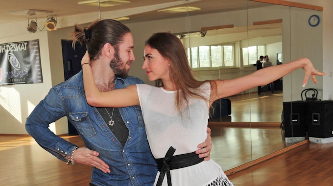 Ekaterina Leonova und Gil Ofarim beim Training für die RTL-Show „Let's Dance“ 2017. Das Foto hatte „Ekat“, wie sie gern genannt wird, auf ihrem Instagram-Account gepostet.